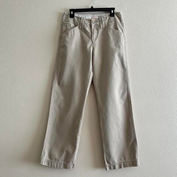 Lee beige easy pants button size 8 - Picture 1 of 6